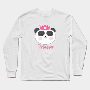 Princess Panda Long Sleeve T-Shirt